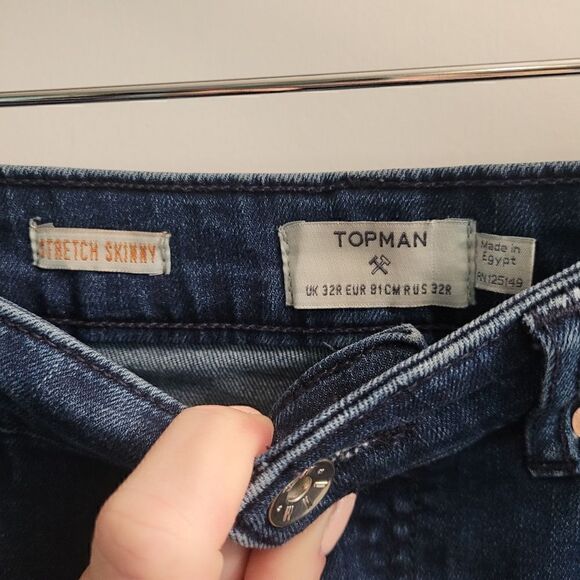 Topman Stretch Skinny Buttonfly Jeans - Picture 5 of 8